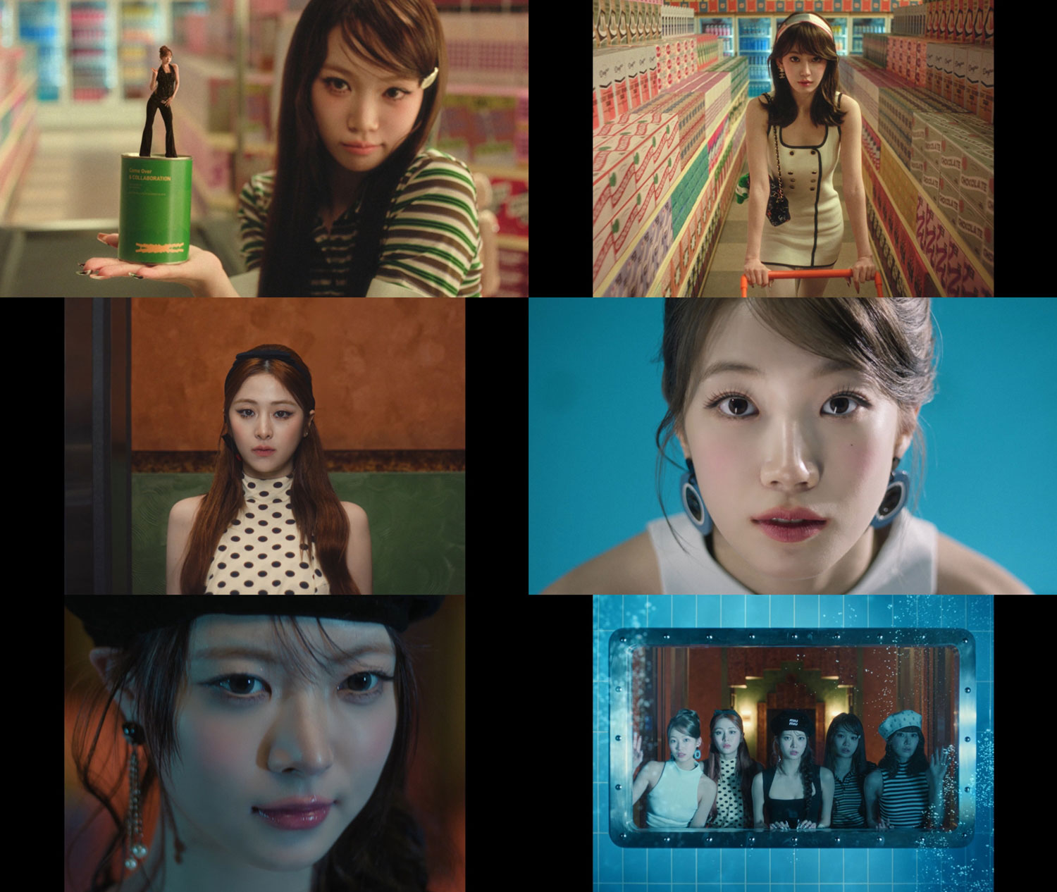 ‘Come Over’로 일상 탈출 그린 르세라핌, AI 제미나이와 이색 협업