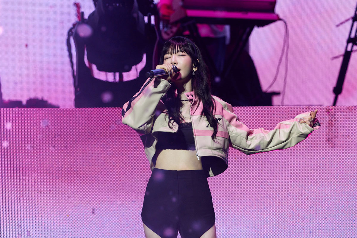 ‘보컬퀸’ 태연, 싱가포르에 감성 폭탄 투하