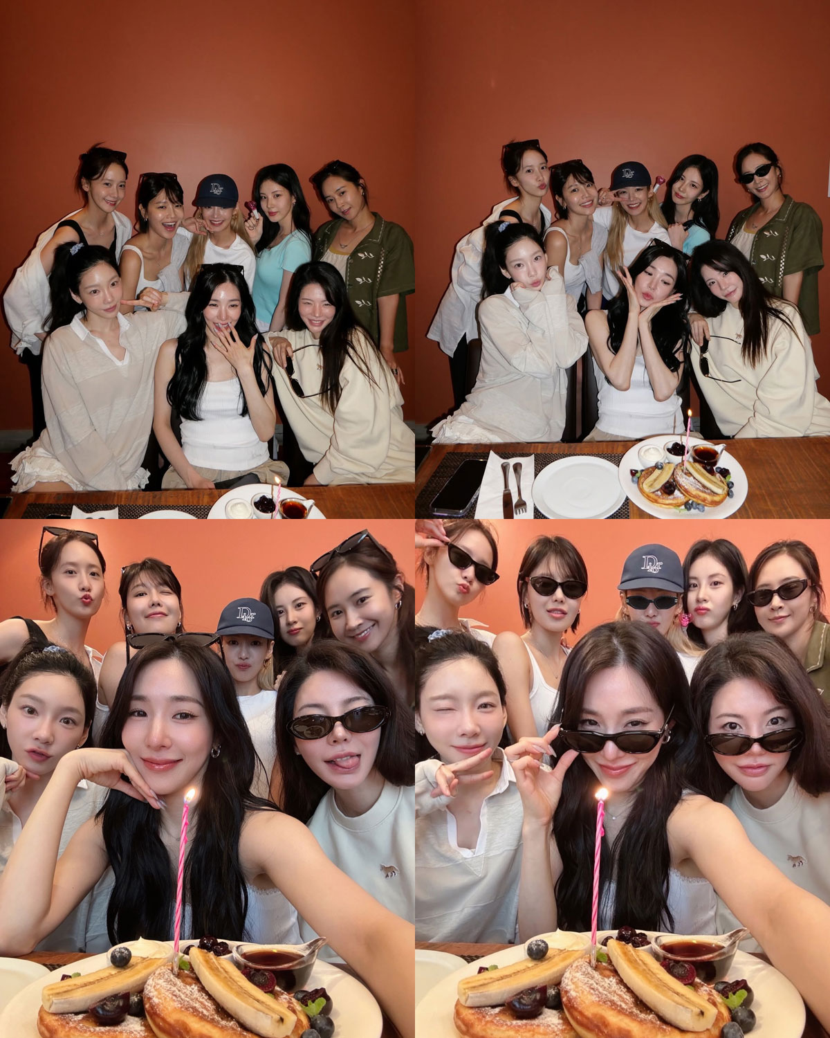 소녀시대, 티파니 생일에 써니까지 총출동 ‘완전체 회동’