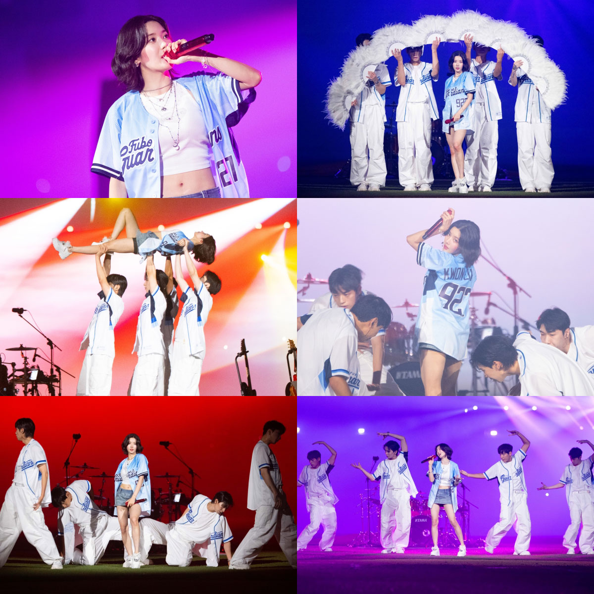 권은비, 섹시+스포티 스타일링으로 ‘타이베이 돔’ 홀려