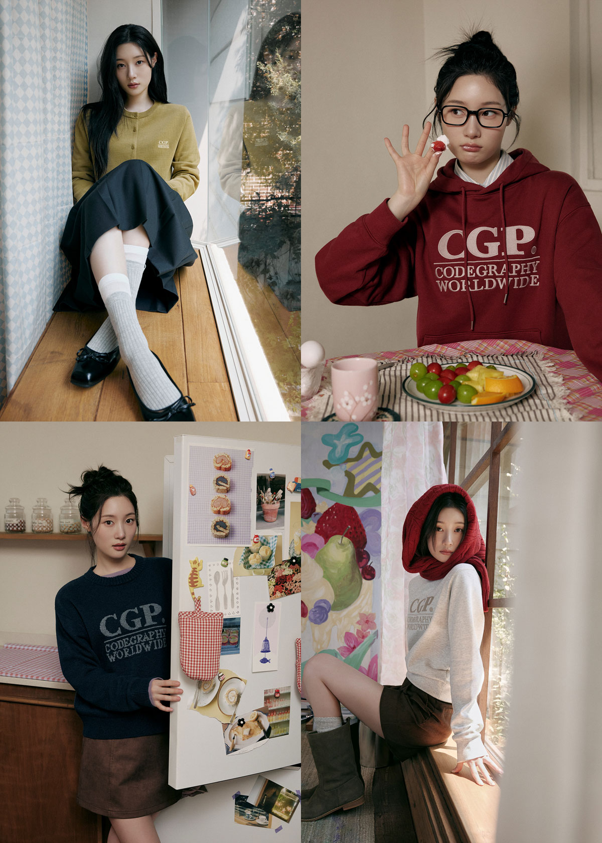 따스한 가을 감성, 정채연이 보여준 스타일링의 비밀