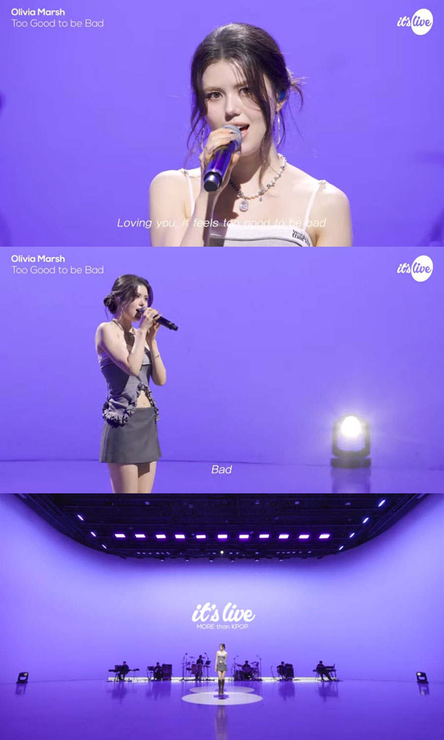 올리비아 마쉬, 신곡 ‘Too Good to be Bad’ 라이브 첫 공개