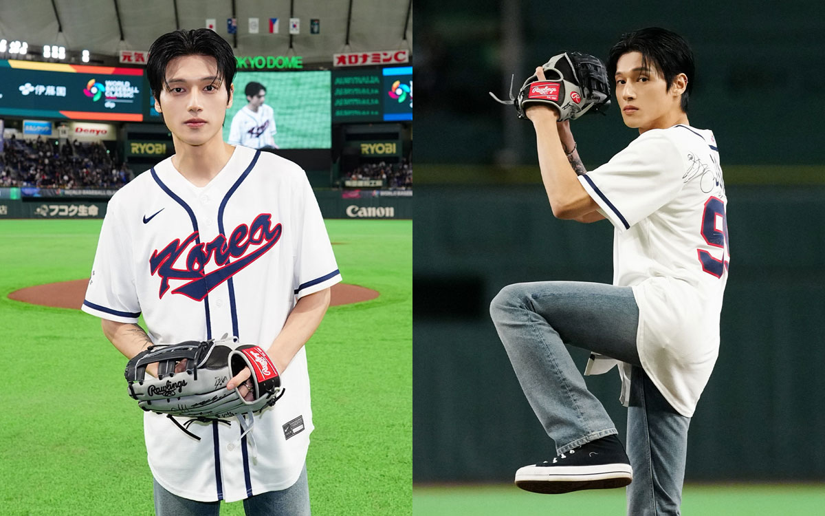 에이티즈 우영, 도쿄돔 WBC 호주전 시구로 글로벌 존재감 뽐내