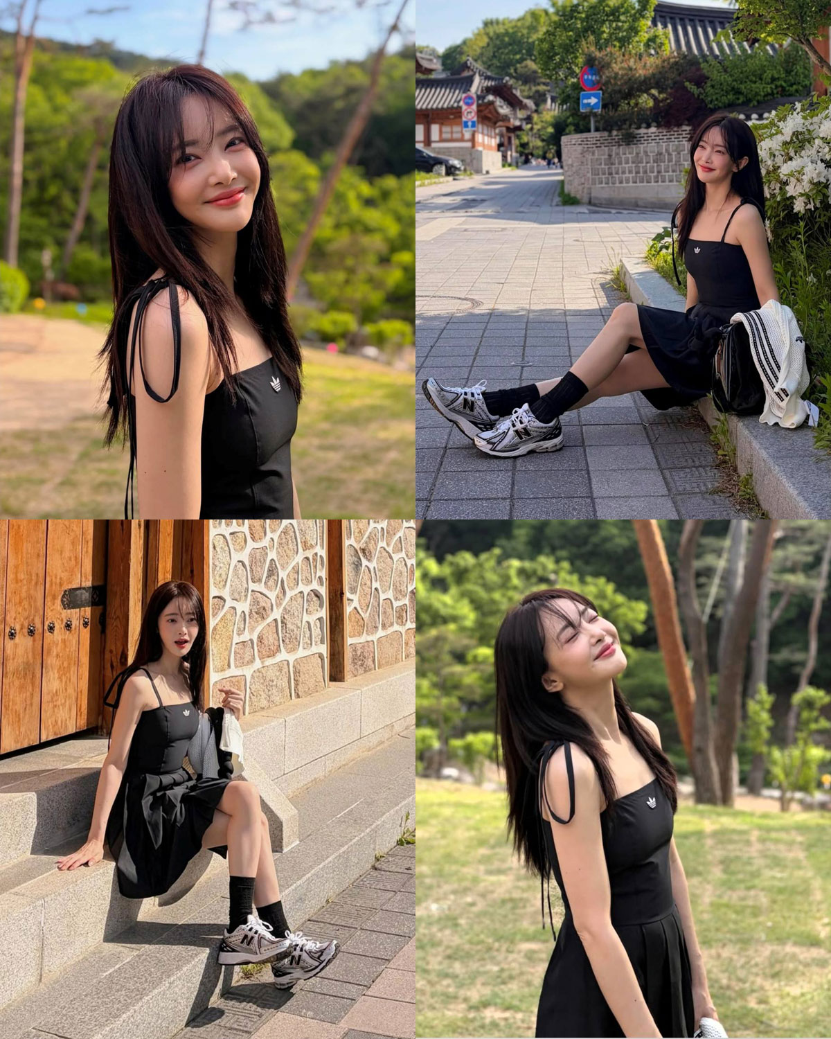 안이서, 한옥 거리 밝힌 청초 비주얼